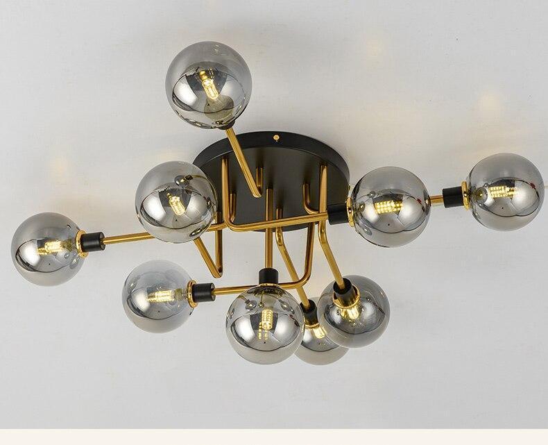 Postmodern Glass Ball Ceiling Light - Nordic Side - 