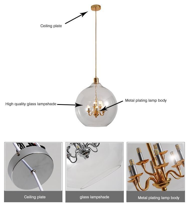 Antique Nordic Pendant Light - Nordic Side - 