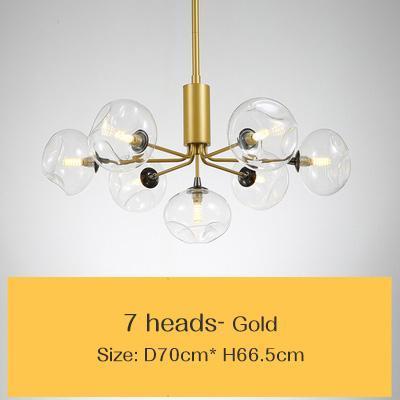 Nordic Natural Glass Chandelier - Nordic Side - 