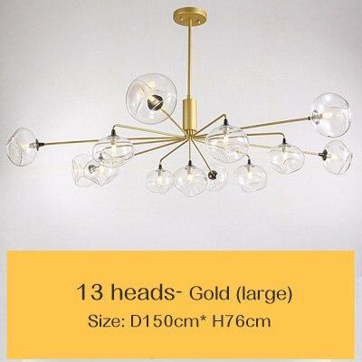 Nordic Natural Glass Chandelier - Nordic Side - 