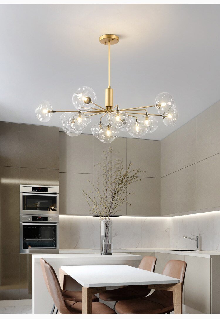 Nordic Natural Glass Chandelier - Nordic Side - 