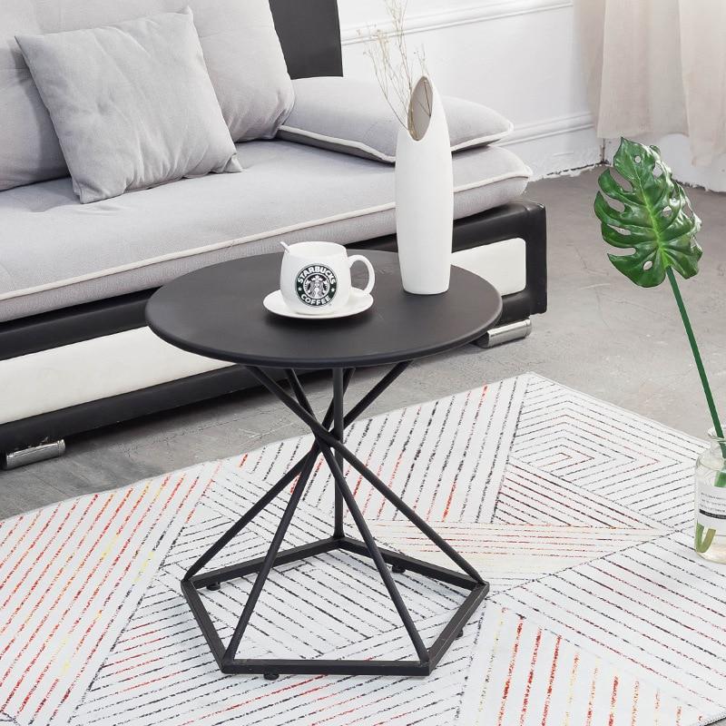 Vera - Modern Nordic Wrought Iron Coffee Table - Nordic Side - 01-28, modern-farmhouse, modern-furniture