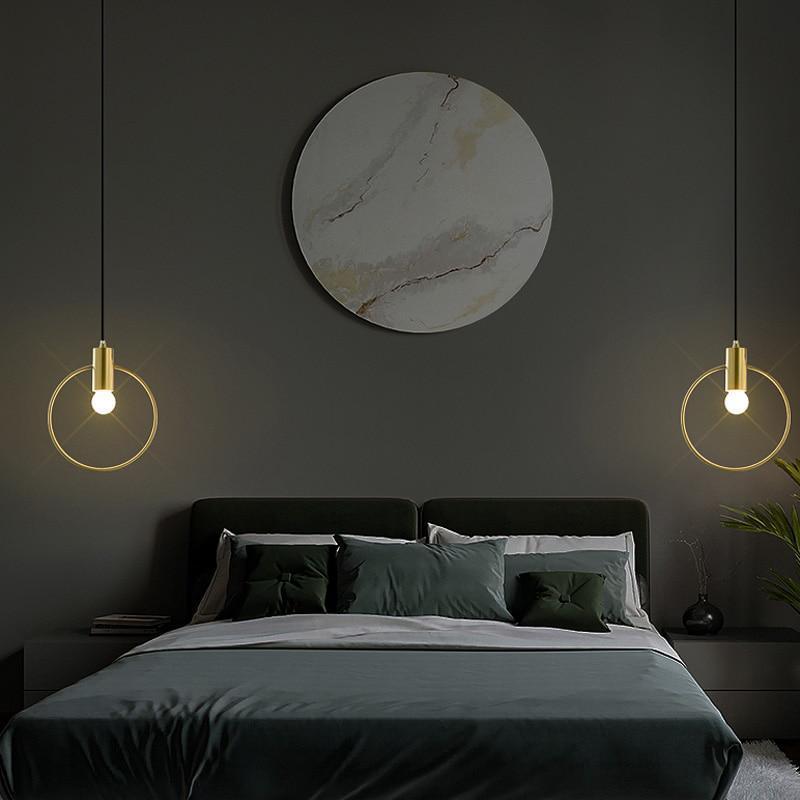 Gold Ring Pendant Light - Nordic Side - 