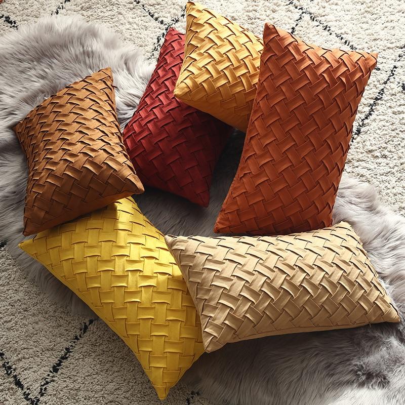 Nouvel - Hand Woven Nordic Style Pillow Case - Nordic Side - 02-12, modern-pieces