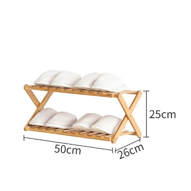 Danica - Bamboo Multi-Level Shoe Rack - Nordic Side - 11-26, furniture, modern-farmhouse