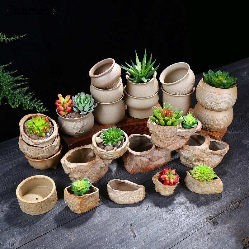 Trae - Varnished Ceramic Flower Plant Pot - Nordic Side - 02-09, modern-farmhouse