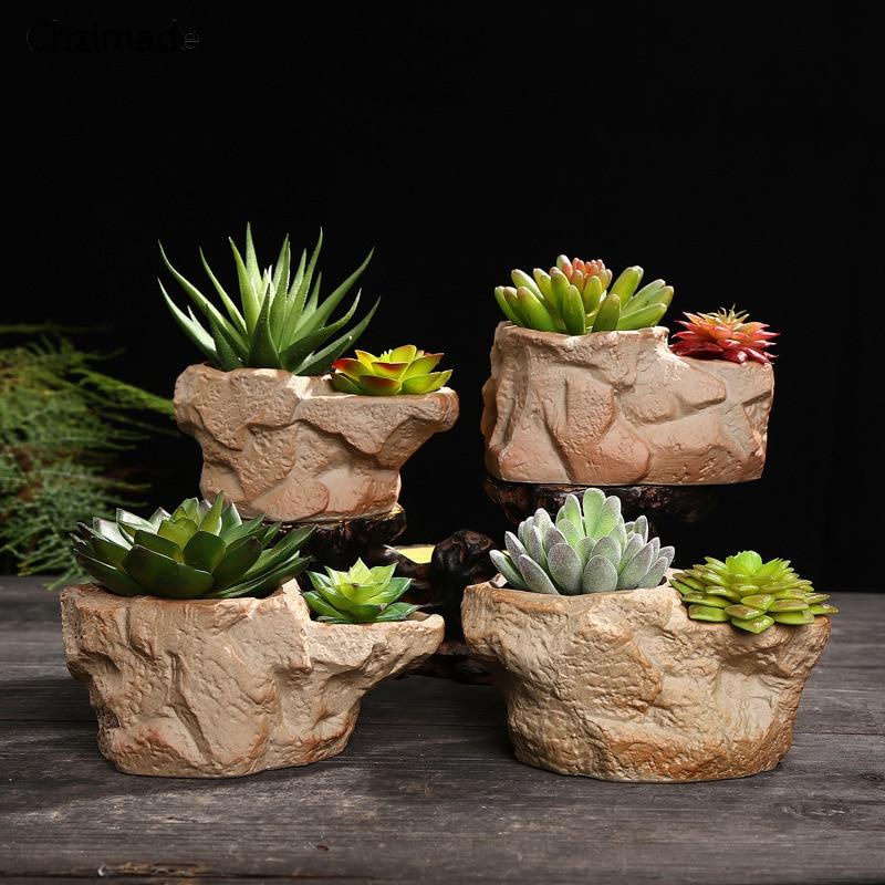 Trae - Varnished Ceramic Flower Plant Pot - Nordic Side - 02-09, modern-farmhouse