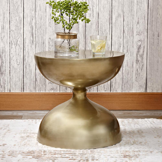 Zephyr - Modern Hourglass Accent Side Table