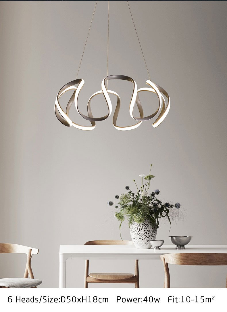 Rocco - Modern Abstract Chandelier - Nordic Side - 05-25, feed-cl1-lights-over-80-dollars