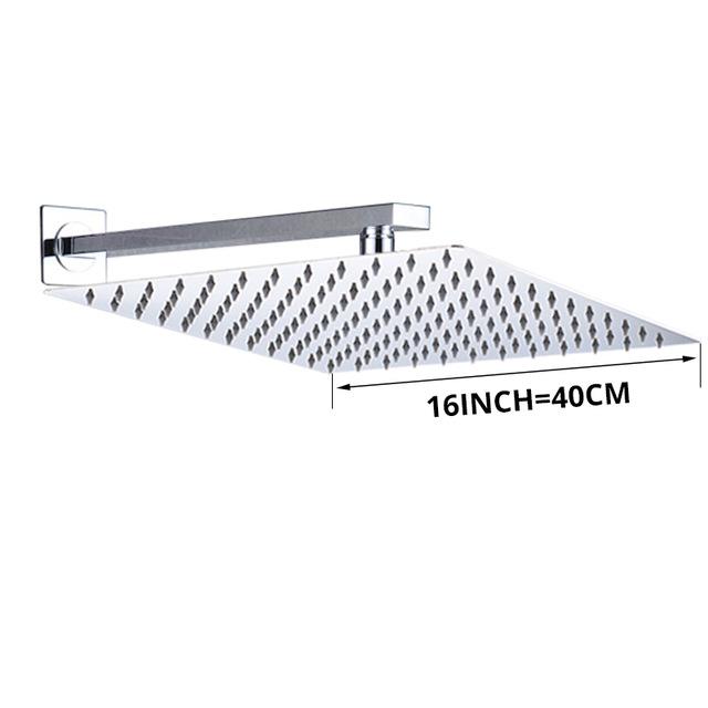 Arlo - Large Luxury Rainfall Shower Head - Nordic Side - 01-14, bathroom-collection, modern-pieces