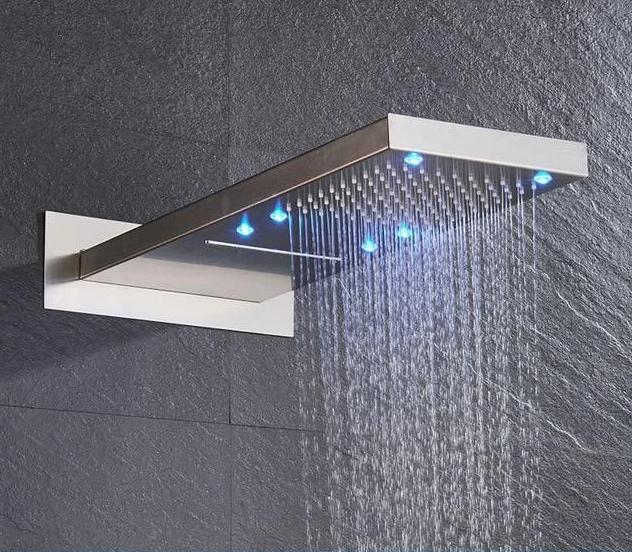 Elora LED Rainfall Shower Head