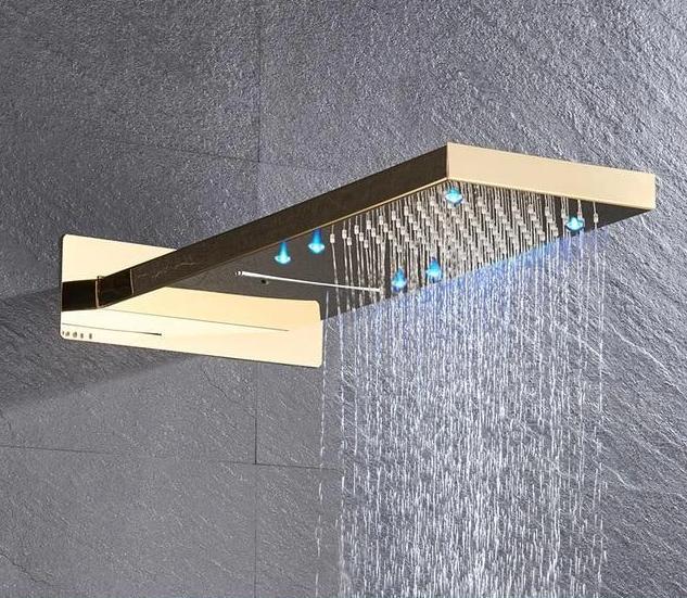 Elora LED Rainfall Shower Head