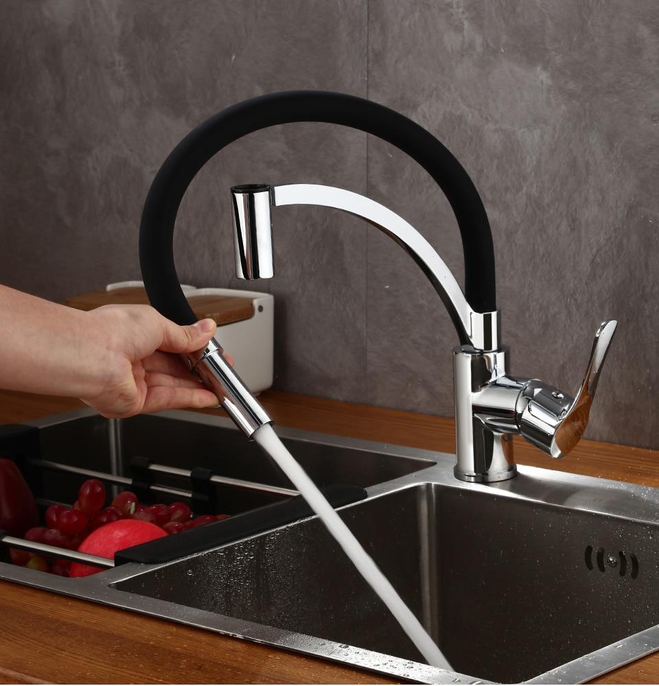 Lodge - Rotating Flexible Kitchen Faucet - Nordic Side - 03-15, modern-pieces