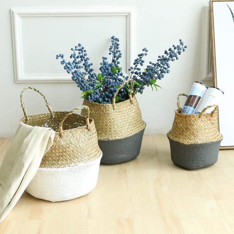 Alohaboho Handmade Seagrass Storage Baskets