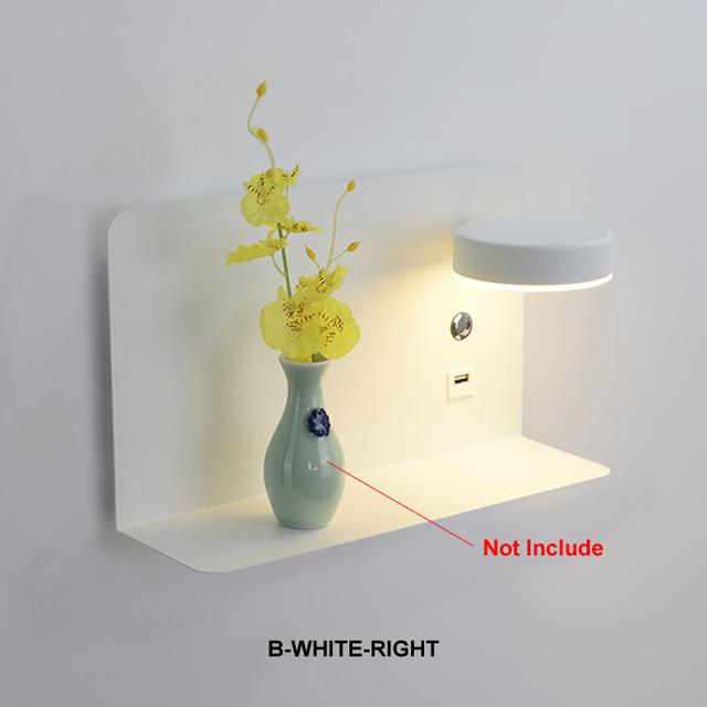 Rowan - LED Bedside Wall Lamp USB Charger - Nordic Side - feed-cl1-lights-over-80-dollars, modern-lighting, modern-pieces