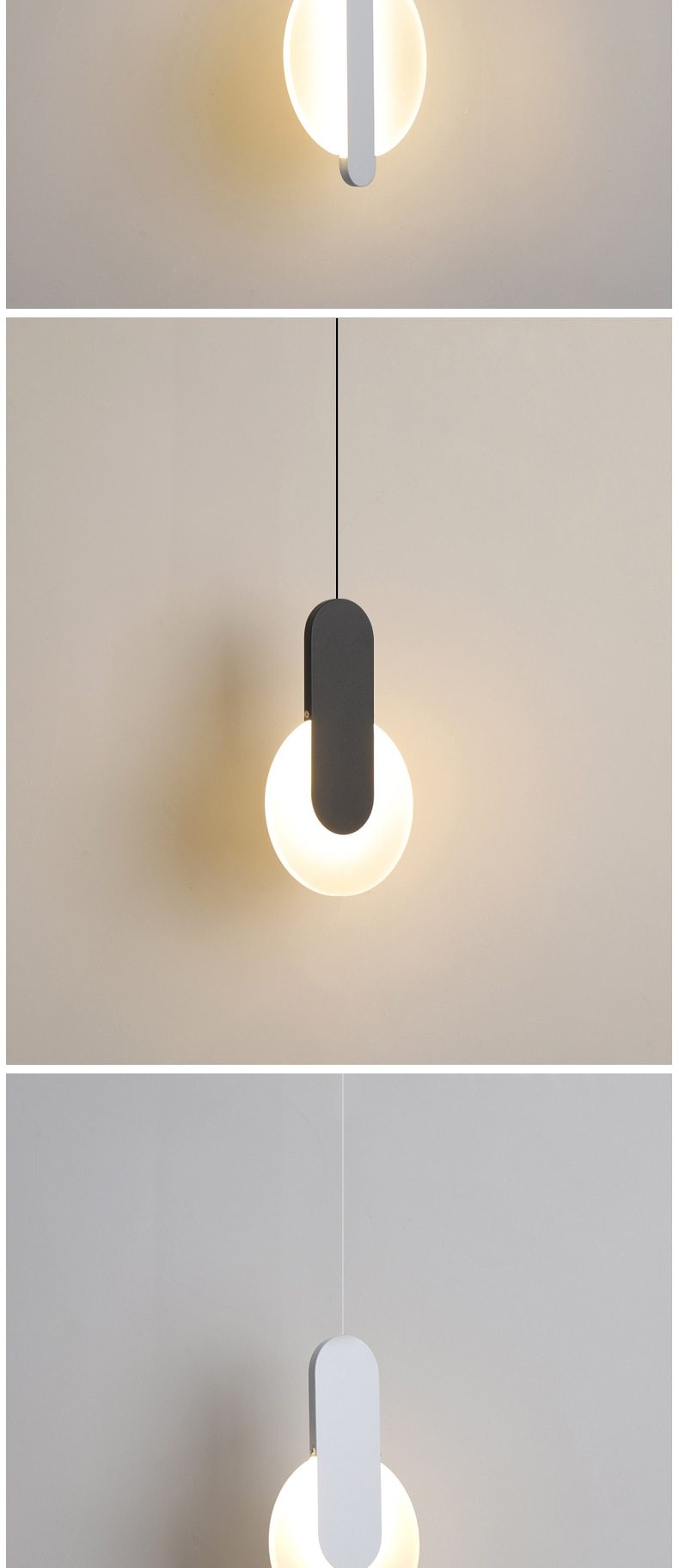 Declan - Modern LED Hanging Light - Nordic Side - 5-22, feed-cl1-lights-over-80-dollars