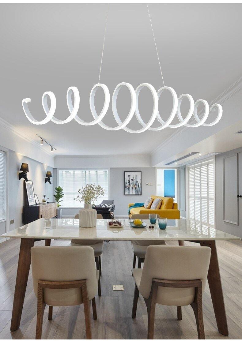 Squiggle - Nordic Side - chandelier, collection1, pendant