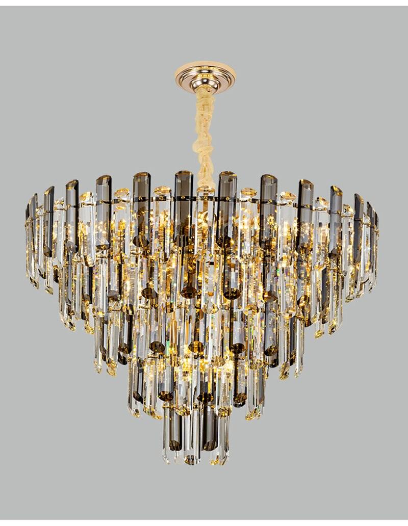 Mono Brenton - Nordic Side - black, chandelier, crystal, pendant