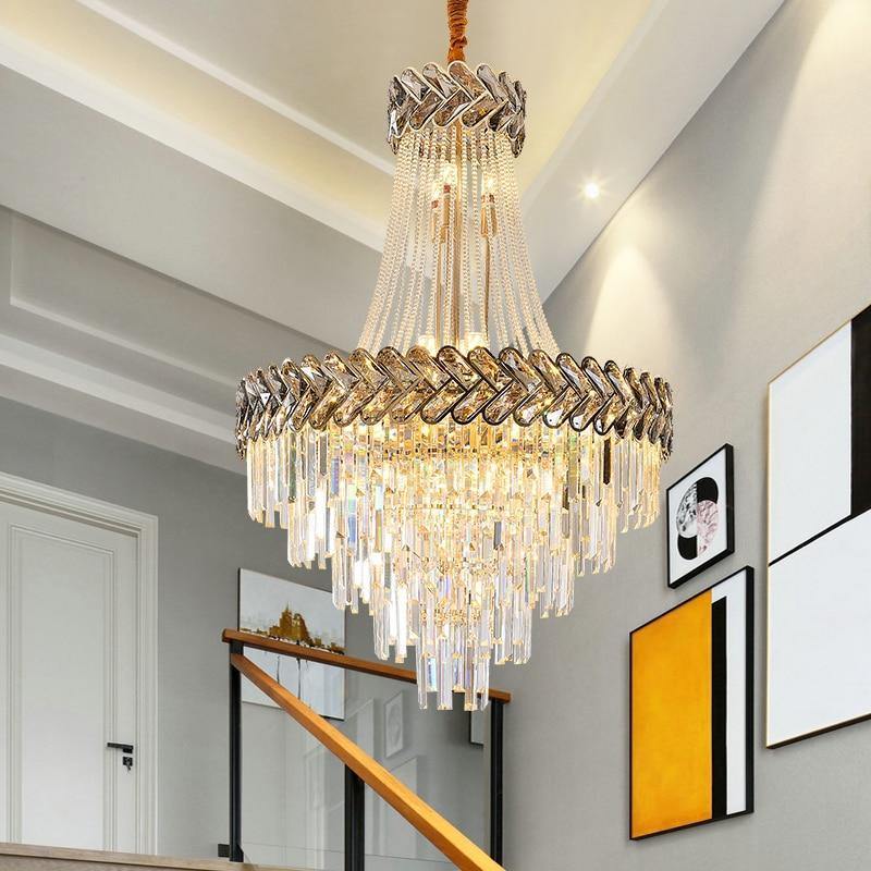 Grand Chevron Chandelier - Nordic Side - 