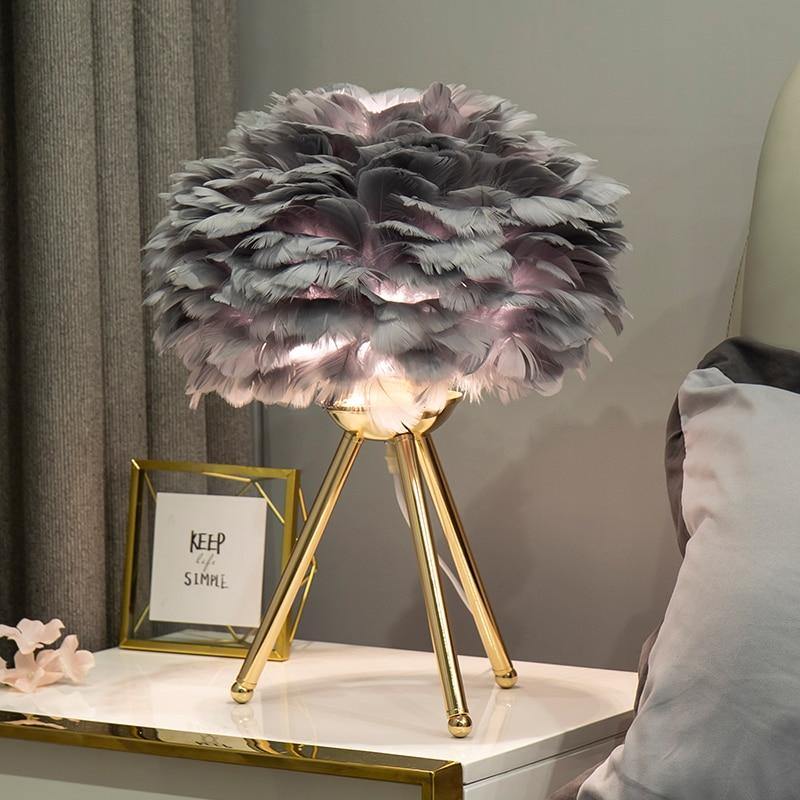 Whimsical Feather Lamp - Nordic Side - 