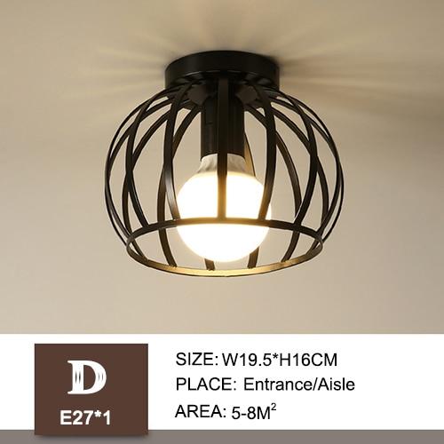 Minimalist Contemporary Iron Cage Box Light