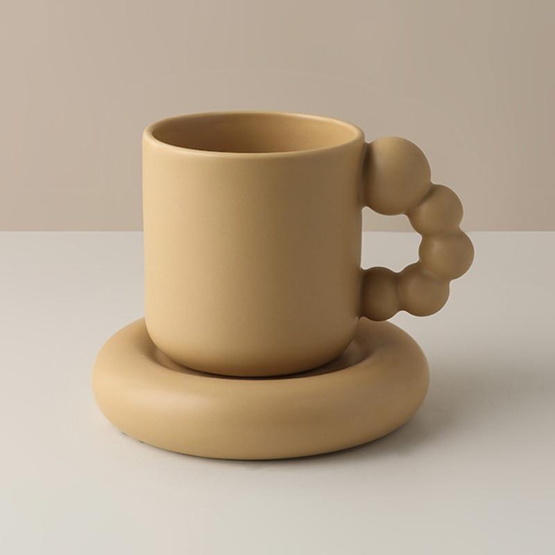 Londrina Puff Mug Set - Handcrafted Stoneware