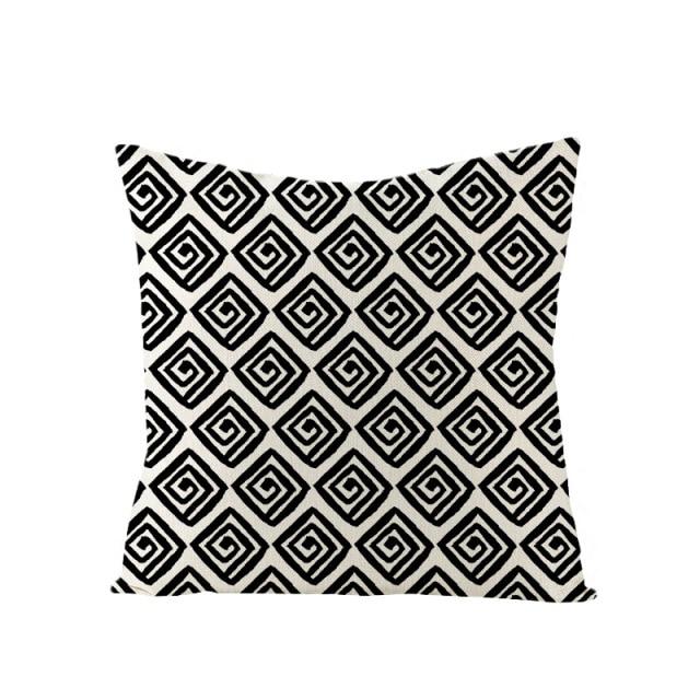 Scandinavian Geometry Cushion Cover