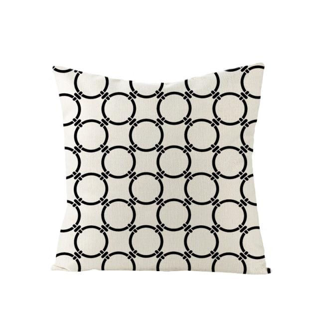 Scandinavian Geometry Cushion Cover