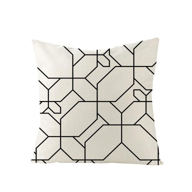 Scandinavian Geometry Cushion Cover