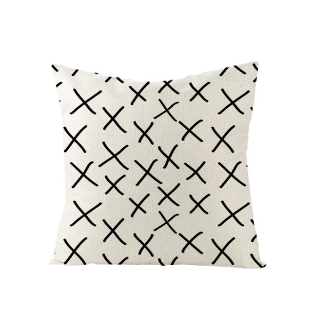 Scandinavian Geometry Cushion Cover