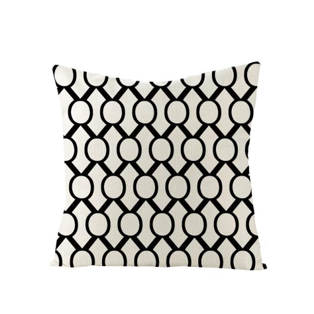 Scandinavian Geometry Cushion Cover