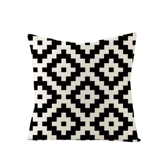 Scandinavian Geometry Cushion Cover