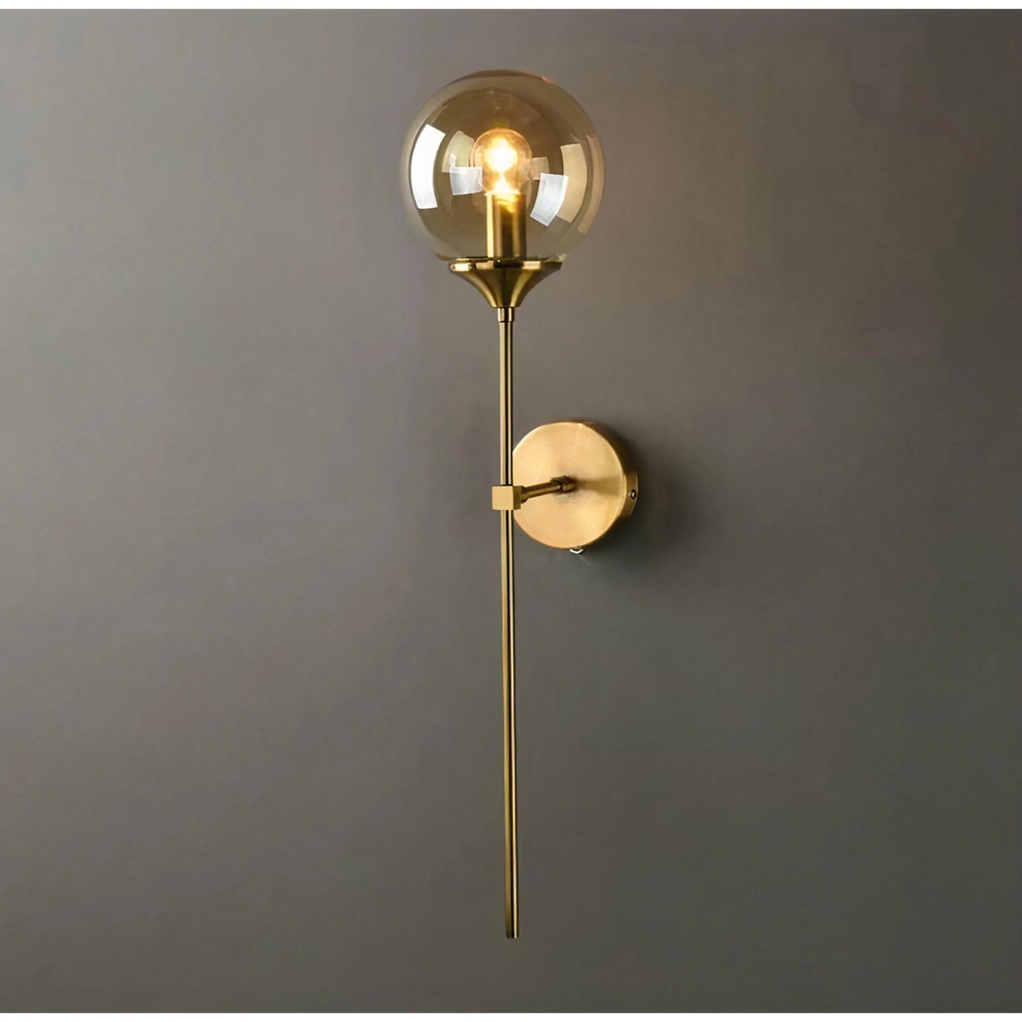 Claudia Antique Orb Wall Light