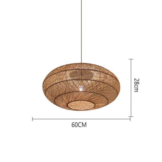 Bamboo Natural Bamboo Rattan Pendant Lights