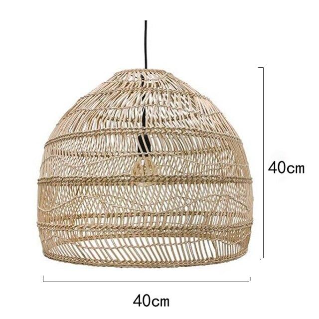 Bamboo Natural Bamboo Rattan Pendant Lights