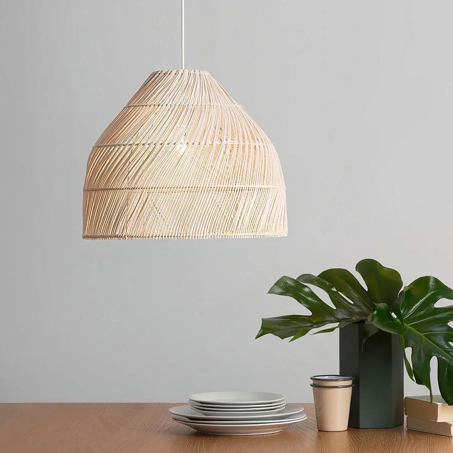 Siem Vintage Rattan Pendant Light