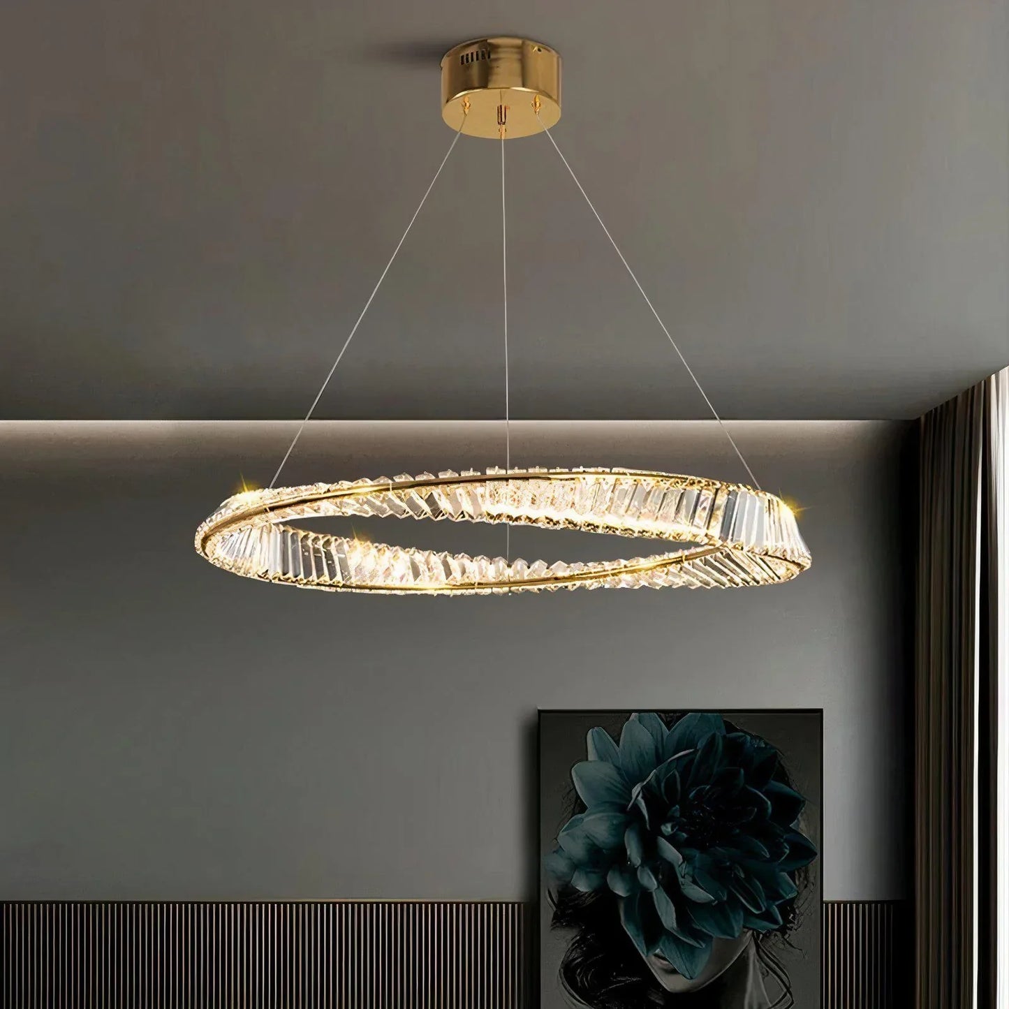 Florian Luxury Crystal LED Chandelier