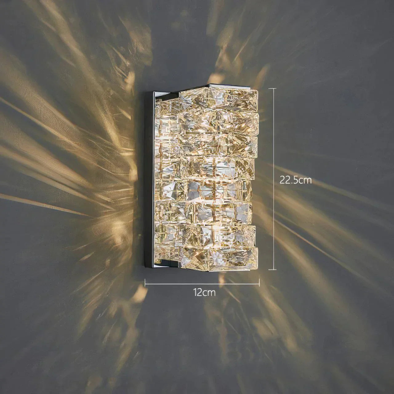 Zailika Sophisticated Crystal Wall Light