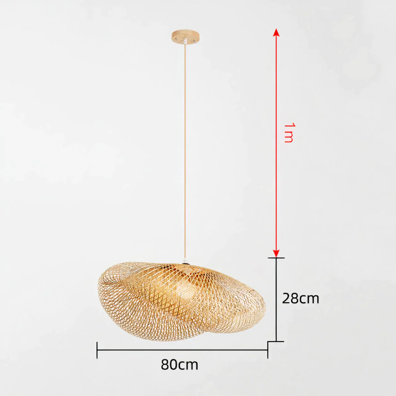 Isla Moroccan Bamboo Ceiling Light