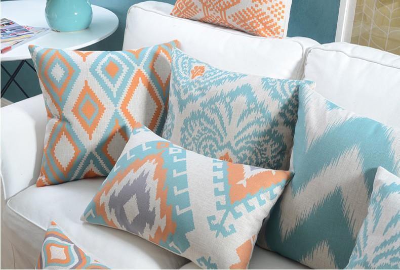 Bright Pattern Cushions - Nordic Side - 