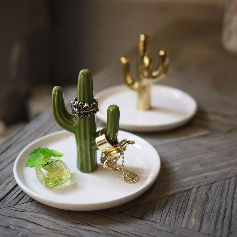 Adorable Cactus Jewellery Tray - Nordic Side - 