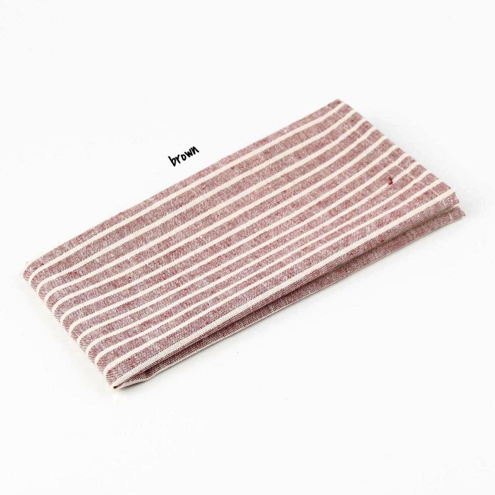 30x40cm Striped Cotton Linen Tablemat - Nordic Side - 