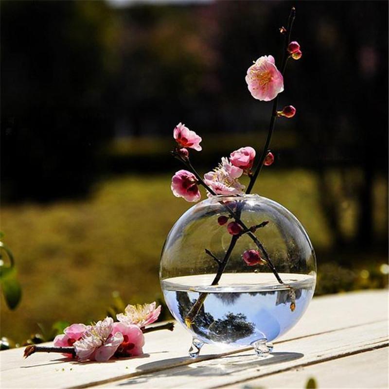 Clear Glass Ball Vase - Nordic Side - 