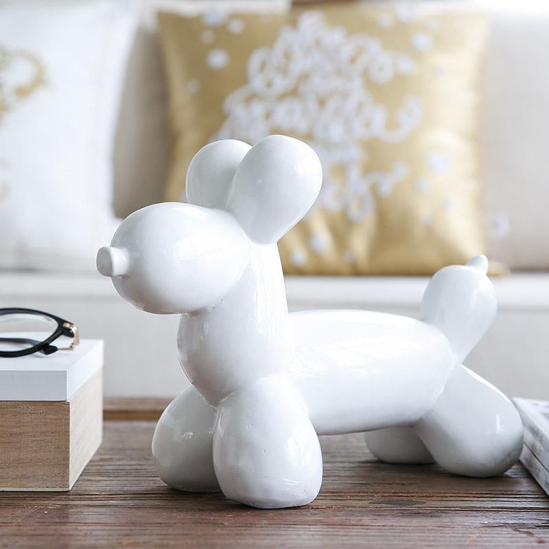 Resin Balloon Dog Figures - Nordic Side - 