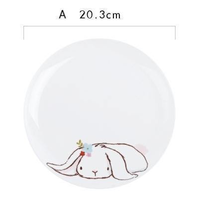 1PC 8 inch Rabbit Dinner Dishes - Nordic Side - 