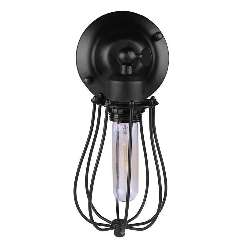 Industrial Droplet Cage Wall Lamp - Nordic Side - 10-02, best-selling-lights, industrial, lamp, light, lighting, lighting-tag, modern-lighting, sconce, vintage-light, wall-lamp