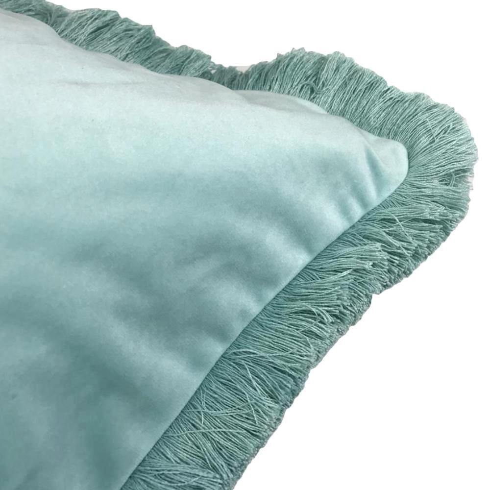 Mint Velvet Tassel Trim Cushion Cover - Nordic Side - 