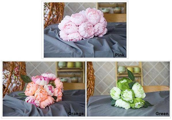 Artificial Peony Bouquet - Nordic Side - 