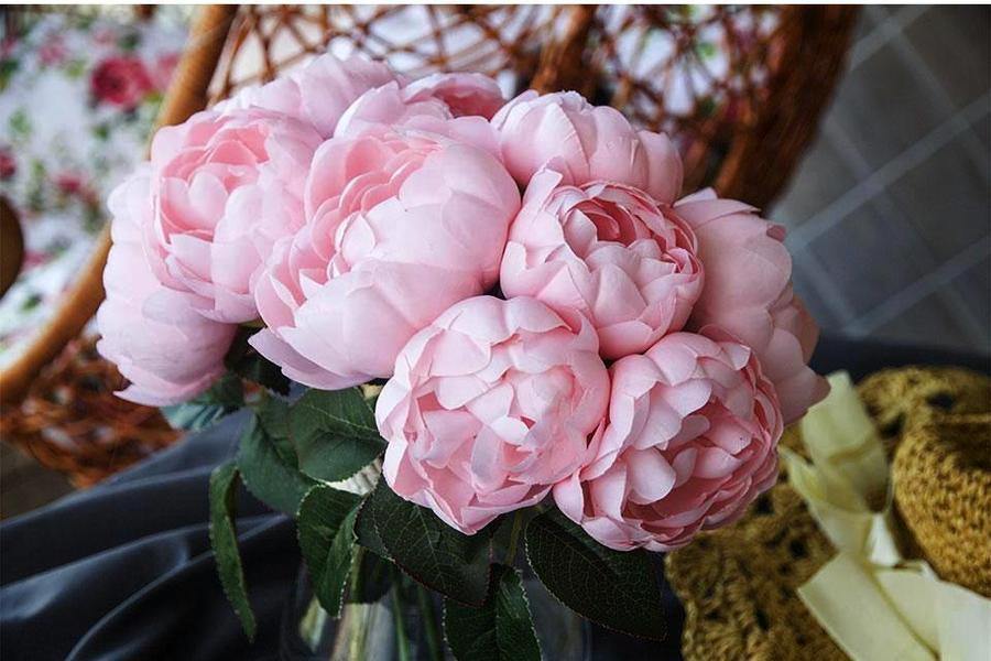 Artificial Peony Bouquet - Nordic Side - 