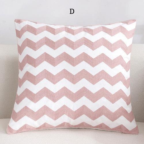 Pink Classic Embroidery Cushions - Nordic Side - 